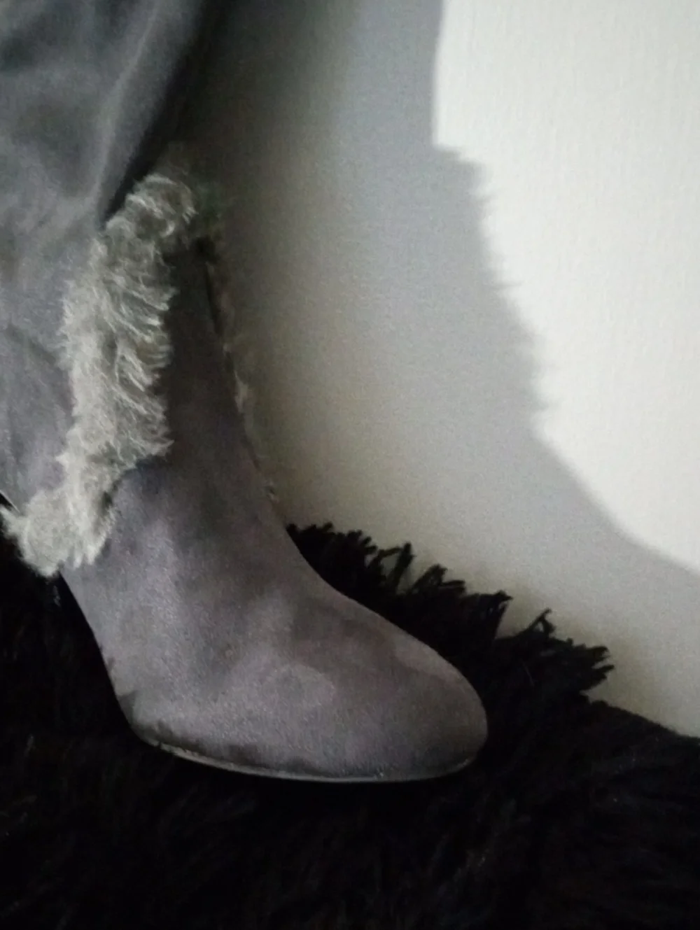 NWT Charles by Charles David Gray Odom Over-The-Knee Boots 7.5